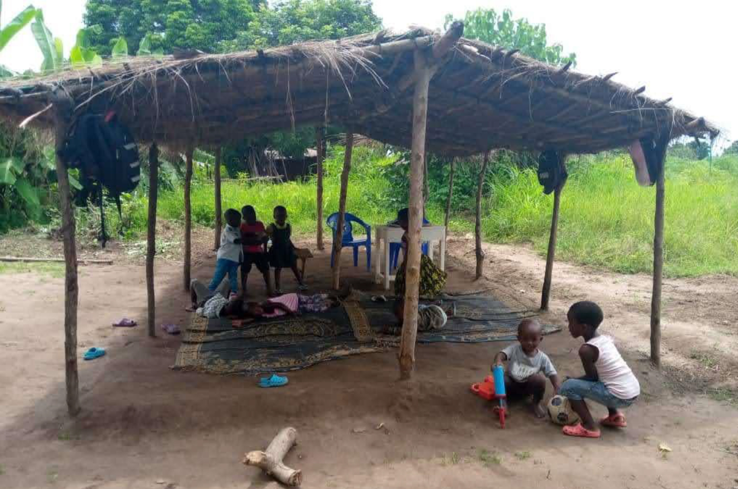 Community molding bricks for Hajimac Academy